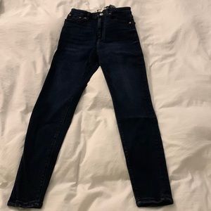 Zara- Brand New Skinny Electric Blue Black Jeans.
